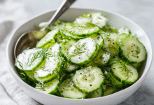 Homemade Cucumber Dill Salad