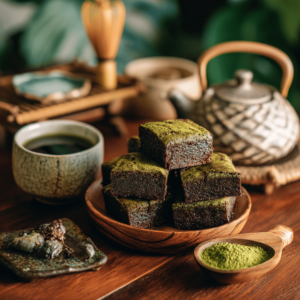 Homemade Japanese Matcha Brownies – My Cozy Green Tea Dessert From the Heart