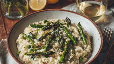 Homemade Spring Vegetable Risotto