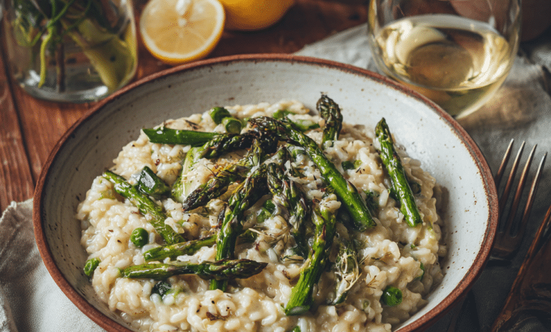 Homemade Spring Vegetable Risotto
