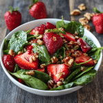 Homemade Strawberry Spinach Salad