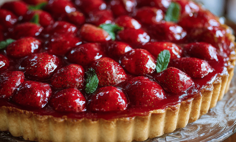 Homemade Strawberry Tart