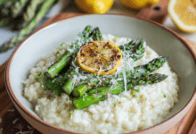 Italian Lemon Asparagus Risotto
