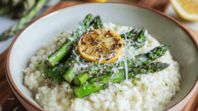 Italian Lemon Asparagus Risotto