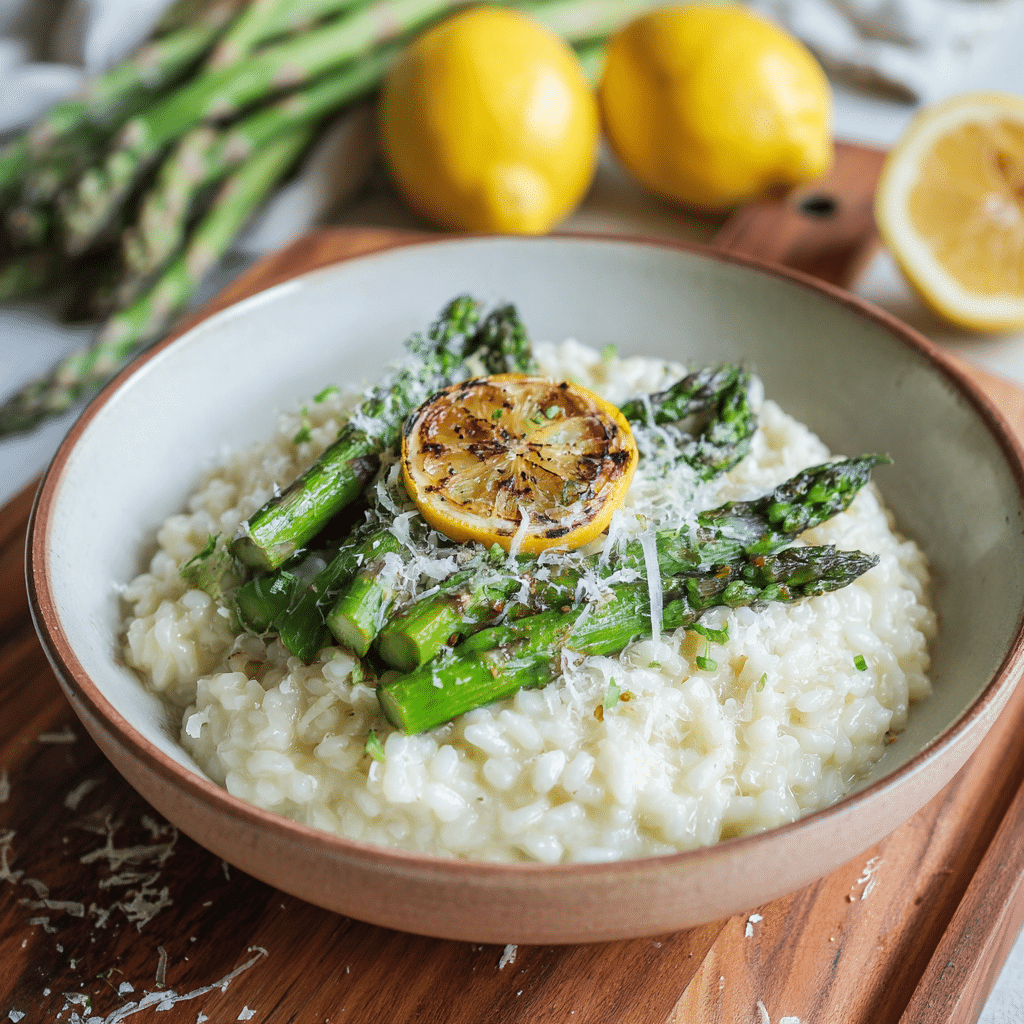 Italian Lemon Asparagus Risotto (Creamy, Bright, and Full of Spring Flavor)