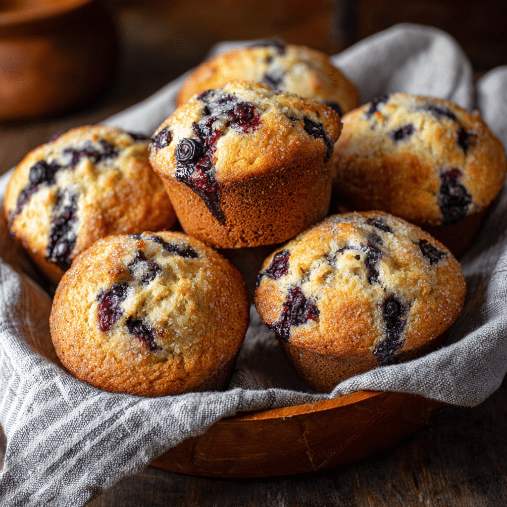 Jumbo Blueberry Muffins – Soft, Bakery-Style Muffins Full of Sweet Blueberries