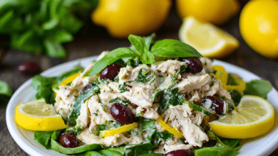 Lemon Basil Chicken Salad