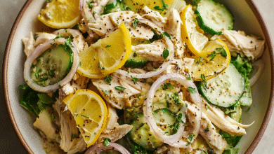 Lemon Chicken Salad for Lunch