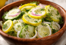 Lemon Dill Cucumber Salad