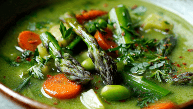 Light Spring Vegetable Soup