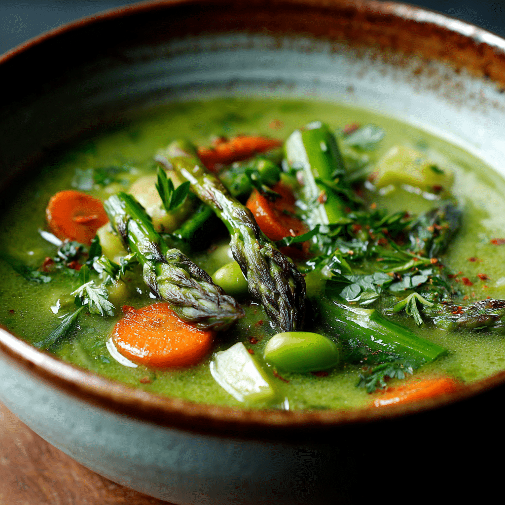 Light Spring Vegetable Soup – Fresh, Healing & Full of Garden Love