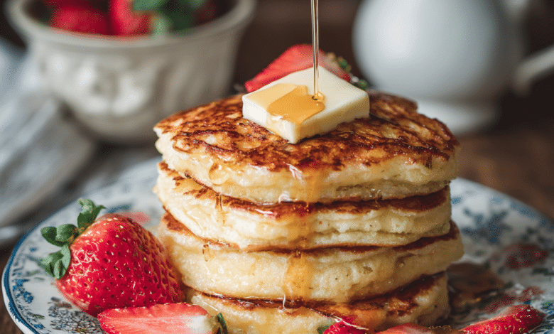 Light & Fluffy Buttermilk Pancakes