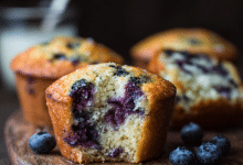 Moist Blueberry Muffins