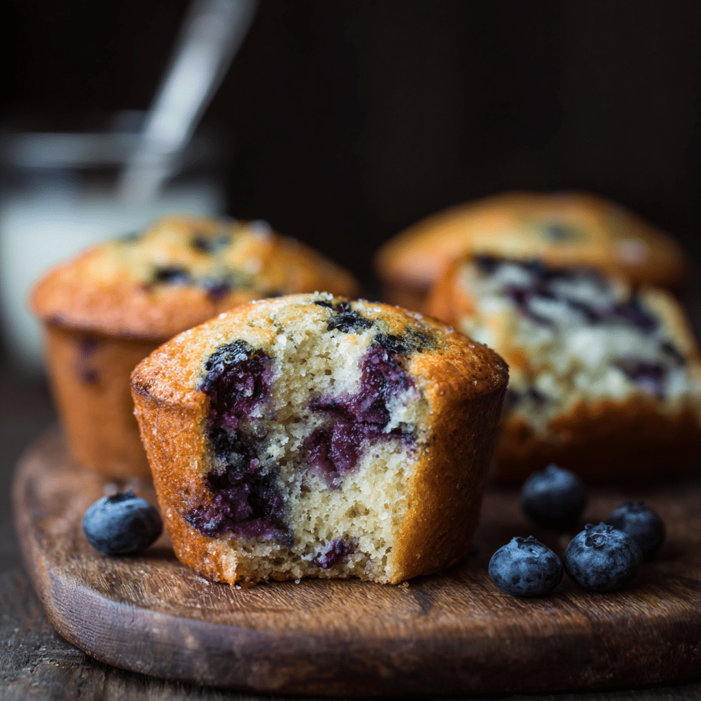 Moist Blueberry Muffins – Soft, Sweet, and Full of Morning Comfort