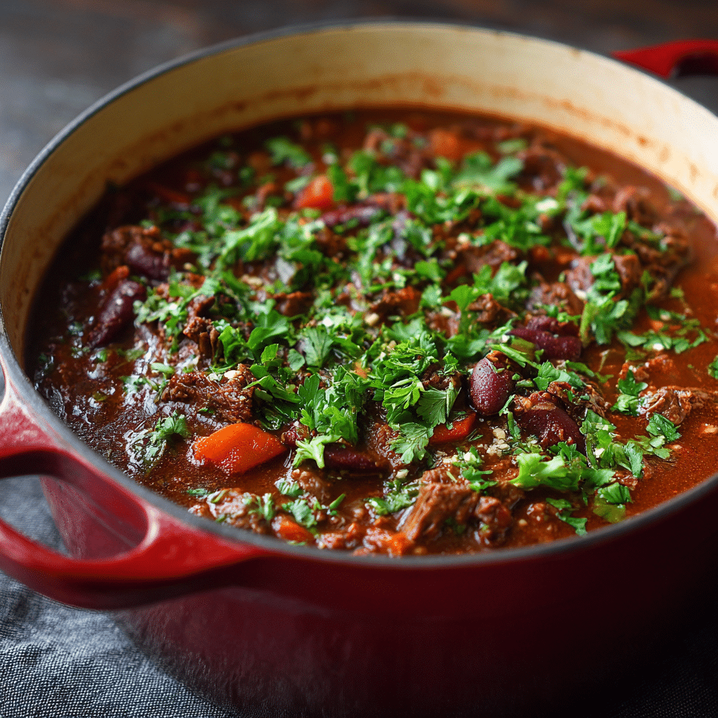 One Pot Beef Chili – Hearty, Comforting, and Made with Love