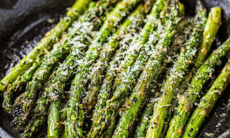 Oven Roasted Asparagus with Parmesan