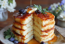 Perfect Fluffy Buttermilk Pancakes Recipe