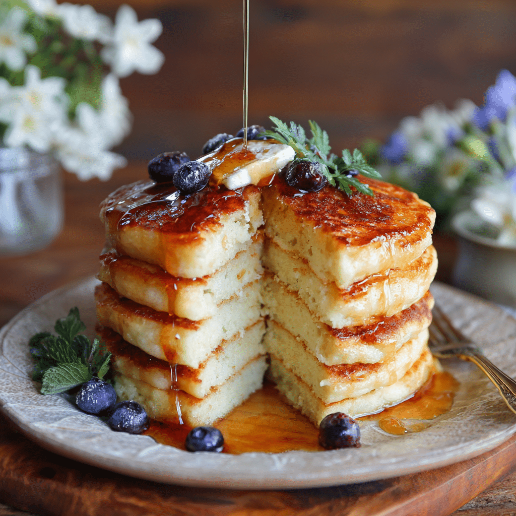 Perfect Fluffy Buttermilk Pancakes (Soft, Golden, and Full of Morning Comfort)
