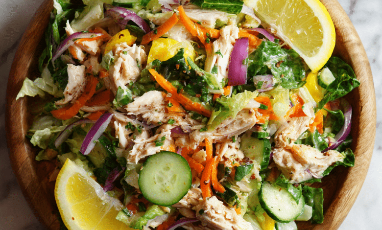Creamy Lemon Chicken Salad – Fresh, Bright & Full of Love