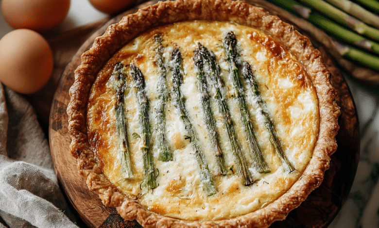 Simple Asparagus Quiche Recipe