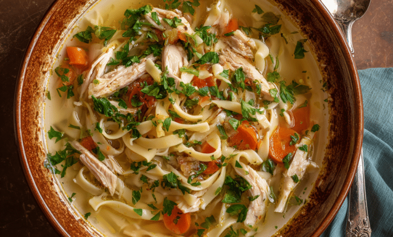 Simple Chicken Noodle Soup