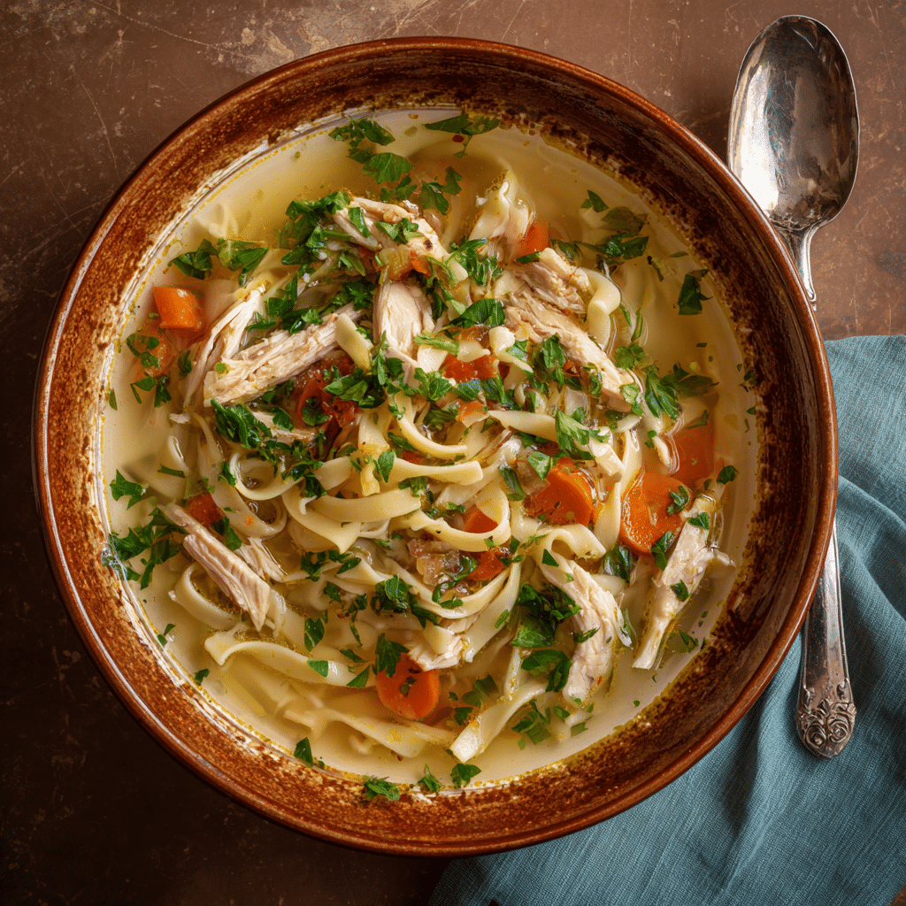 Simple Chicken Noodle Soup – A Bowl of Comfort from My Cretan Kitchen