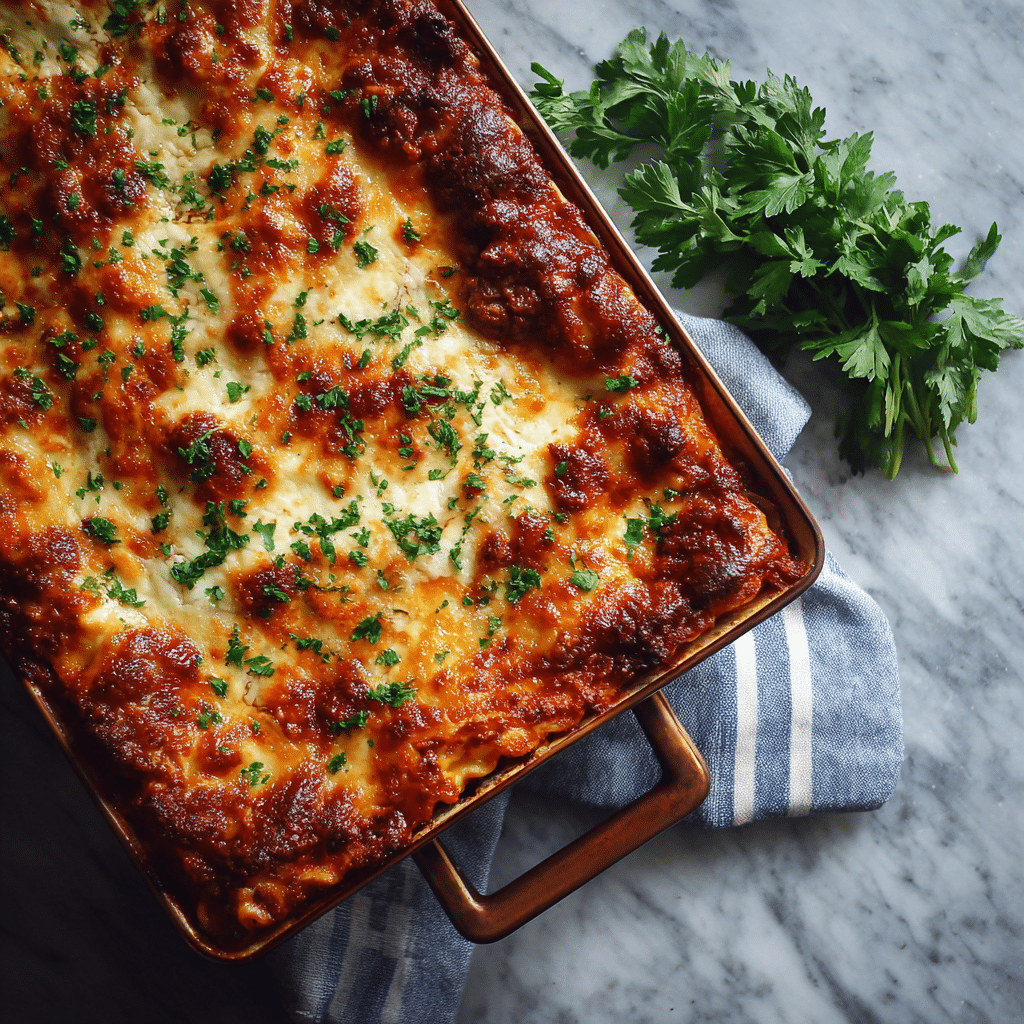 Simple Lasagna Recipe – Classic, Comforting & Made with Love