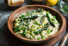 Simple Spring Vegetable Risotto