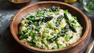 Simple Spring Vegetable Risotto