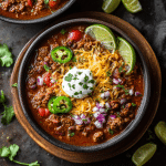 Beef Chili for Dinner