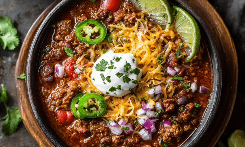 Beef Chili for Dinner