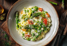 Spring Garden Vegetable Risotto