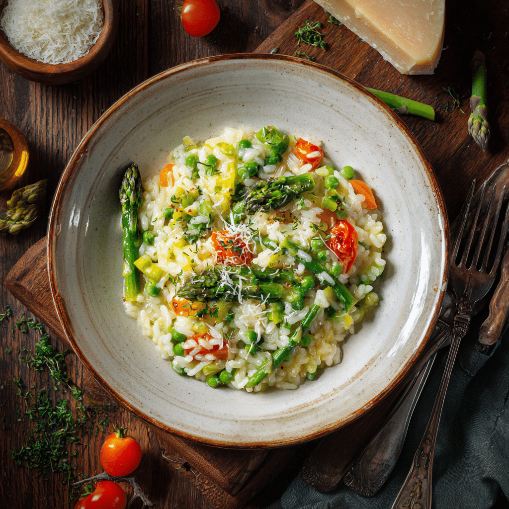 Spring Garden Vegetable Risotto – A Creamy Taste of Fresh Beginnings