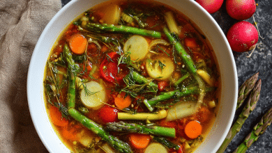 Homemade Spring Vegetable Soup