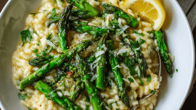 Spring Lemon Asparagus Risotto