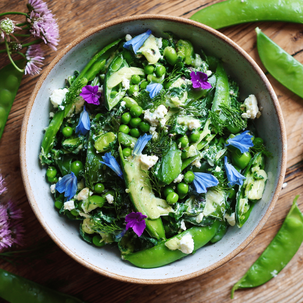 Spring Pea Salad – Fresh, Bright & Full of Love 🌿