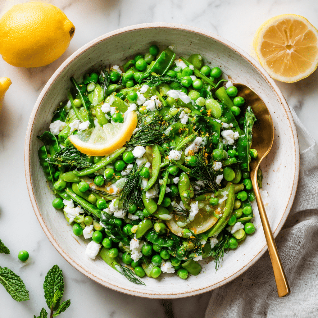 Spring Pea Salad Recipe – Fresh, Bright, and Full of Love