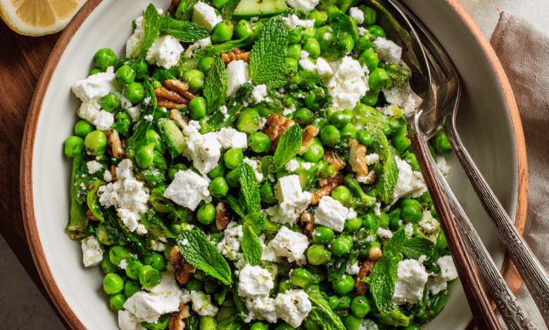Spring Pea Salad with Feta