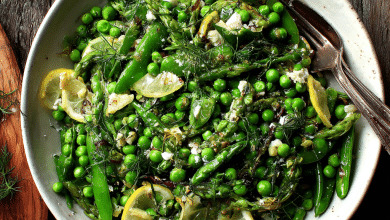 Spring Pea Salad with Lemon