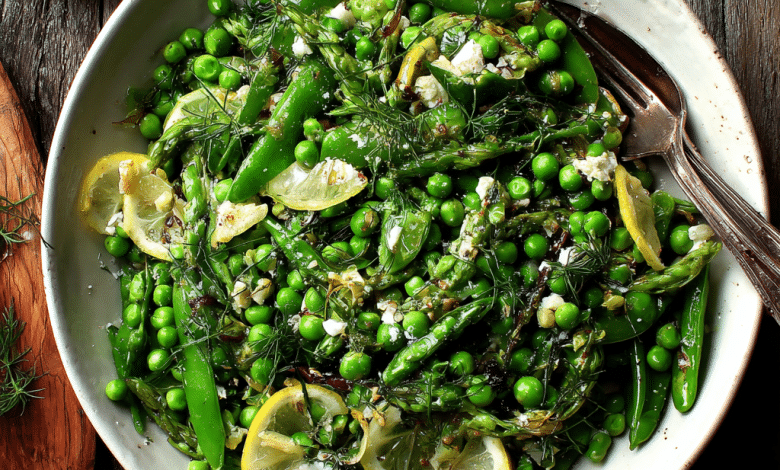 Spring Pea Salad with Lemon