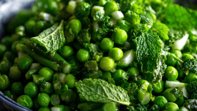 Spring Pea Salad with Mint