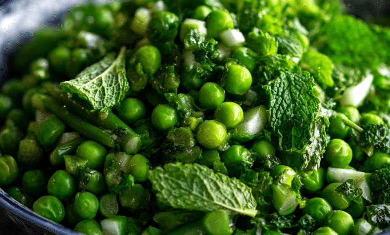 Spring Pea Salad with Mint