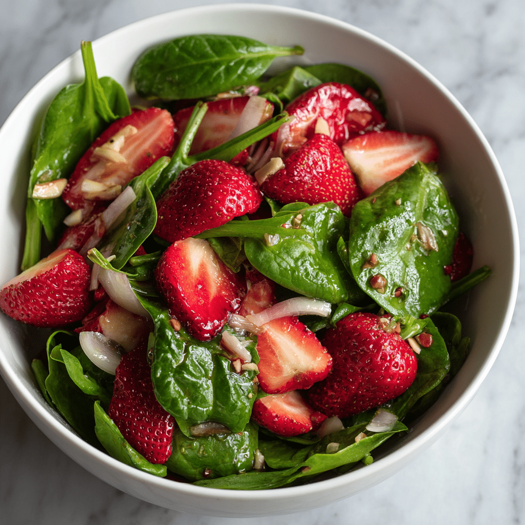 Spring Strawberry Spinach Salad – Fresh, Sweet, and Full of Spring Sunshine