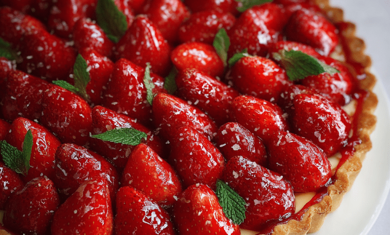 Spring Strawberry Tart Recipe