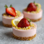 Strawberry Lemon Mousse Cups