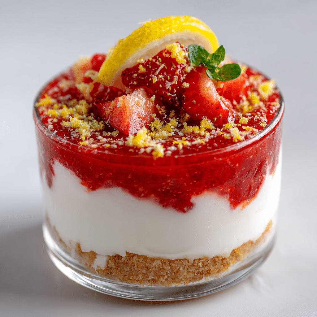 Strawberry Lemon Parfait (Bright, Creamy, and So Easy to Love)