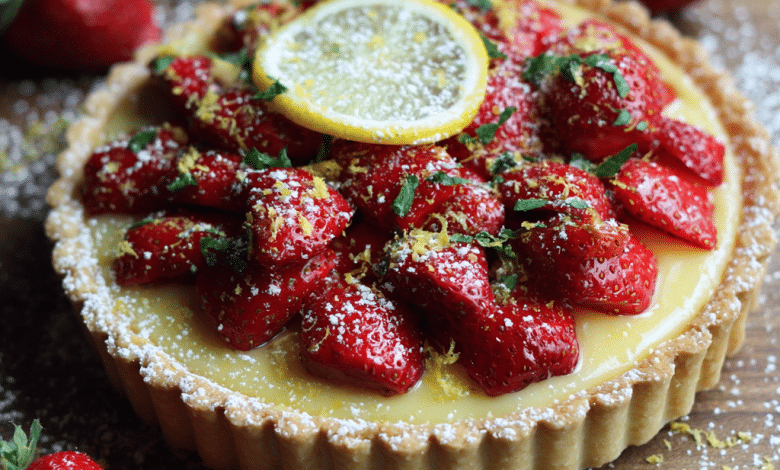 Strawberry Lemon Tart
