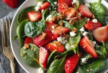 Strawberry Spinach Salad for Summer