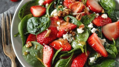 Strawberry Spinach Salad for Summer