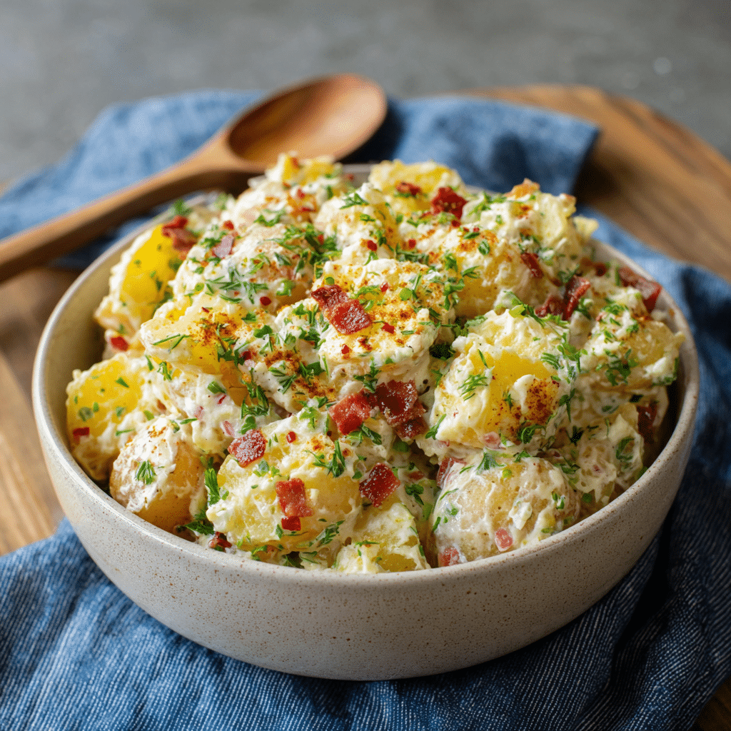 Summer Potato Salad Recipe – Fresh, Creamy & Full of Sunshine